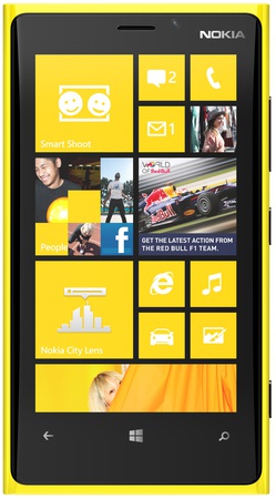 Смартфон NOKIA LUMIA 920 Yellow - Бор